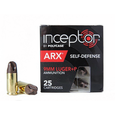 Polycase Inceptor 9mm Ammo, 9mm Self Defense Ammo, 9mm Ammo-The Snare Shop