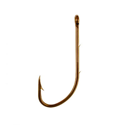 Eagle Claw Baitholder Hook - Bronze - 100 Count