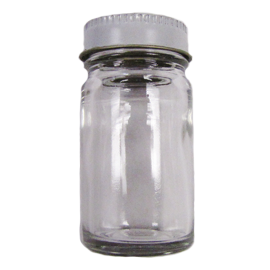 1 oz. Glass Bait Jar with Cap OUT OF STOCK