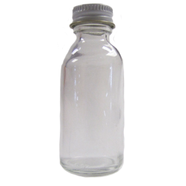 1 ounce Glass Lure Jar With Cap