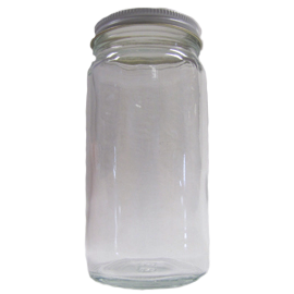 8 oz. Glass Bait Jar with Cap