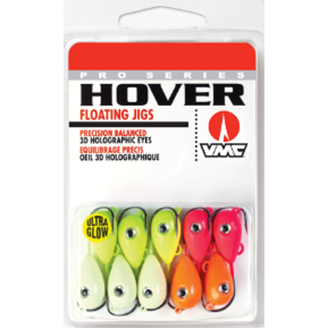 VMC Hover Floating #4 Jig Glow Kit - Assorted Colors