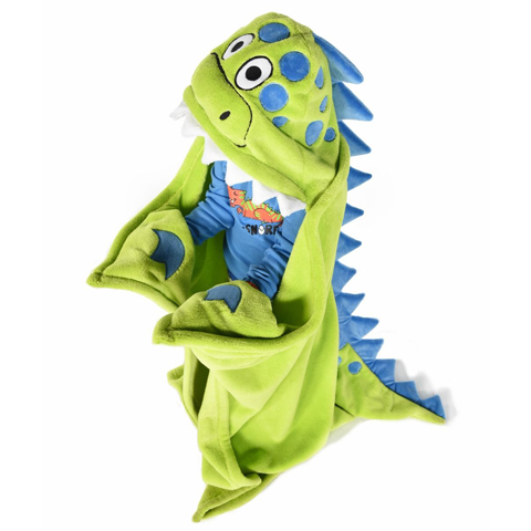 Lazy One Dinosaur Critter Kids Blanket