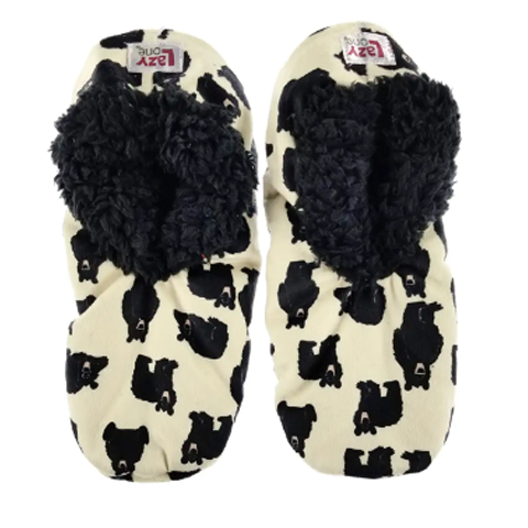 Lazy One Womens Bear Fuzzy Feet Slippers