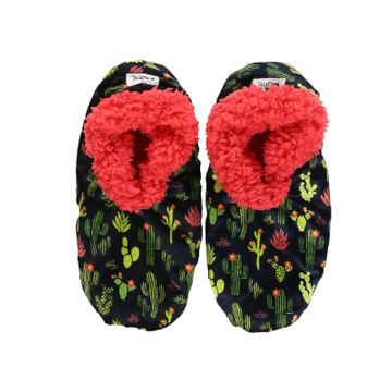 Lazy One Adult Cactus Fuzzy Feet Slippers