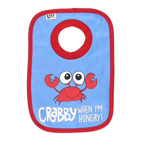 Lazy One Crabby Infant Bib