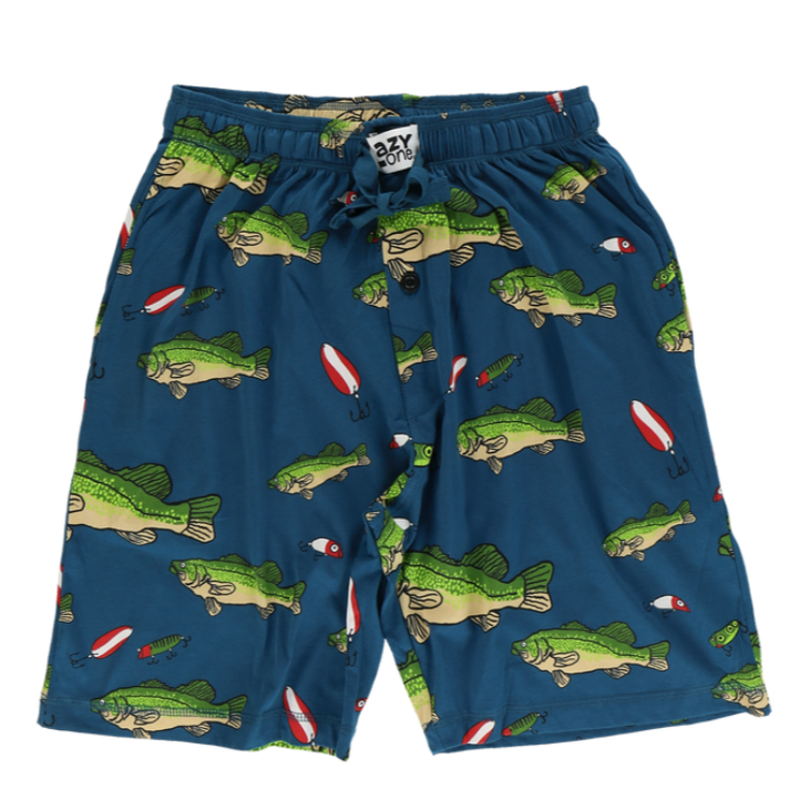 Lazy One Bass PJ Men's Shorts