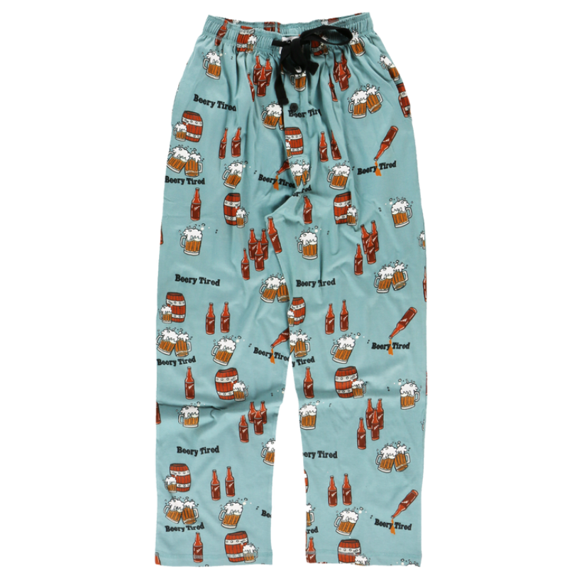 Lazy One Beery Tired Adult Pajama Pant