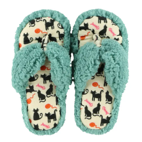 Lazy One Womens Cat Nap Spa Slipper