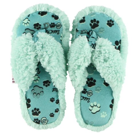 Lazy One Womens Dog Mom Spa Slipper