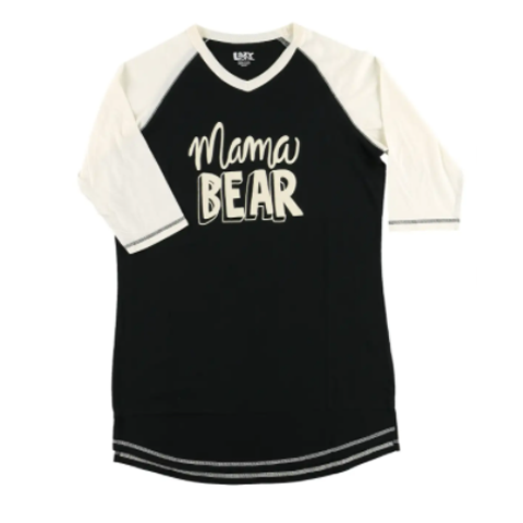 Lazy One Mama Bear Womens PJ Tall Tee