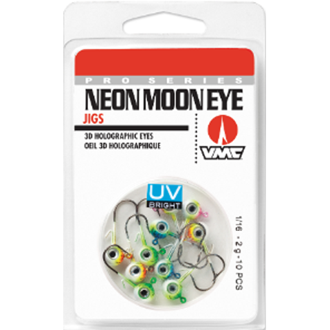 VMC 1/8oz Neon Moon Eye Jig UV Kit