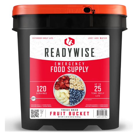 Readywise 120 Serving Freeze Dried Fruit Bucket