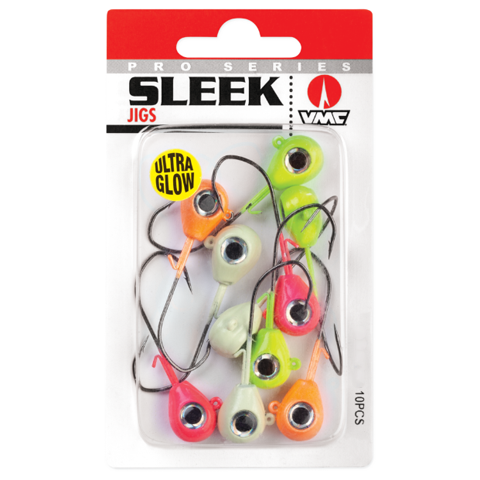 VMC 1/4 oz Sleek Jig - Assorted UV Colors