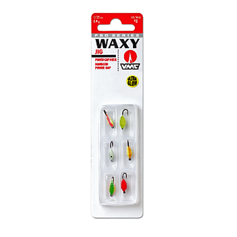 VMC Waxy Jig Kit 1/32oz Glow